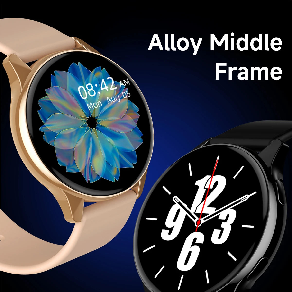 1pc New Full-Touch High-Definition Men's and Women's Sports Smartwatch. Features Wireless Dialing, Answering Calls, Motion Tracking,  Music Control. Suitable for Android & iPhone, Christmas/New Year/Birthday Watch Gifts