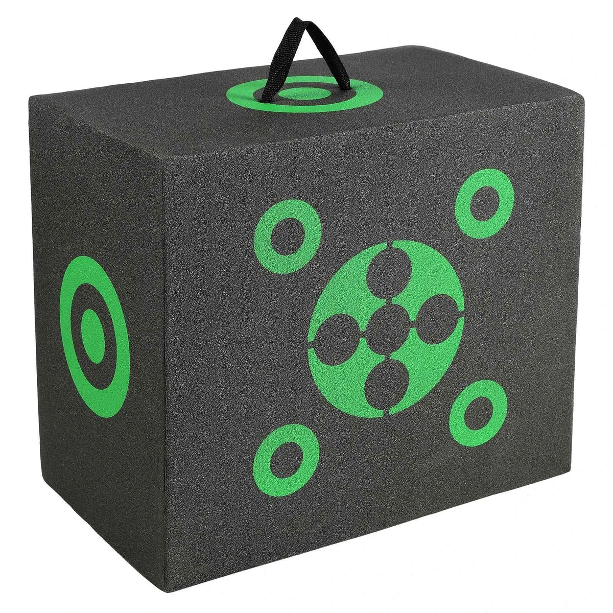 All-side Shotting  Outdoor Portable Archery Target with Carry Handle. Easy Arrow Removal. Visibility Easy to Transport