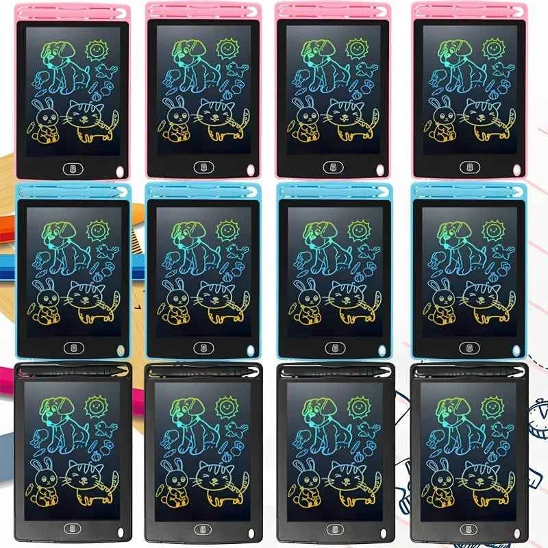 12 Pack LCD Writing Tablet for Kids, 6.5 Inch Colorful Doodle Board Drawing Tablet, Toys for children. Educational toys