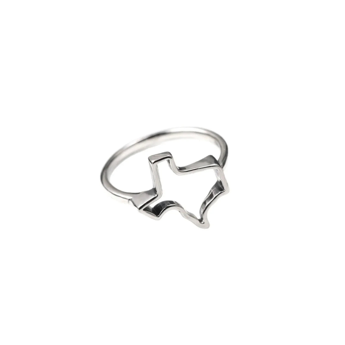 S925 Minimalist Silver Hollow Star Stackable Ring For Women, Dainty Open Cutout Star Finger Band, Simple Alloy Statement Jewelry, Trendy Daily Wear Accessory, Romantic Cosmic Themed Gift
