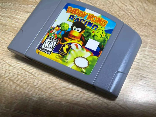DIDDY KONG RACING USA NTSC Version 64 Bit Console N64 Video Games Cartridge. Gifts, Toys