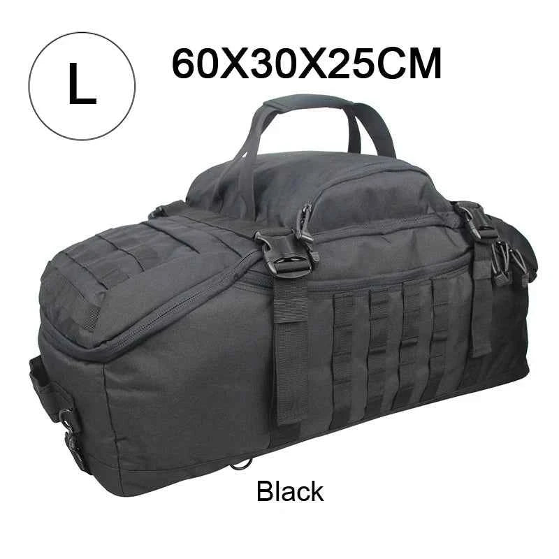 LQARMY 30L 45L 80L Outdoor Mountaineering Bag, Molle Tactical Backpack, Large Duffel Bag, Hiking, Camping, and Travel Bags