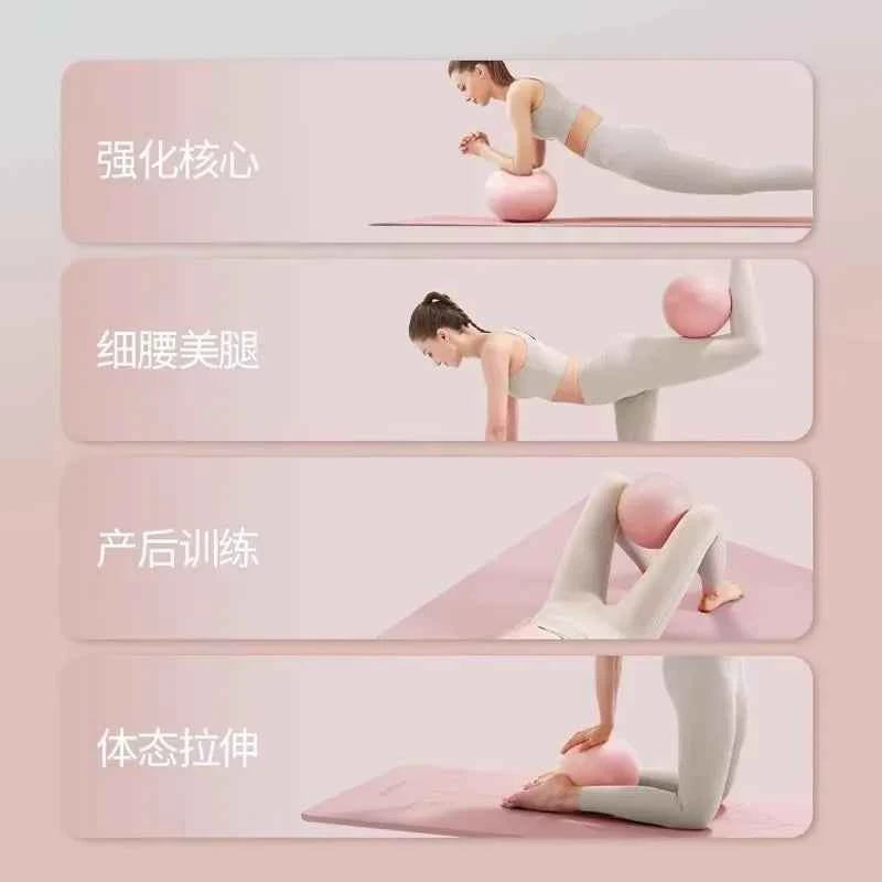 Gym,  Yoga Fitness Ball. Thickening Type Anti-explosion Diameter 25 Cm .Pilates Workout Mini Ball Sculpting Legs and Hips