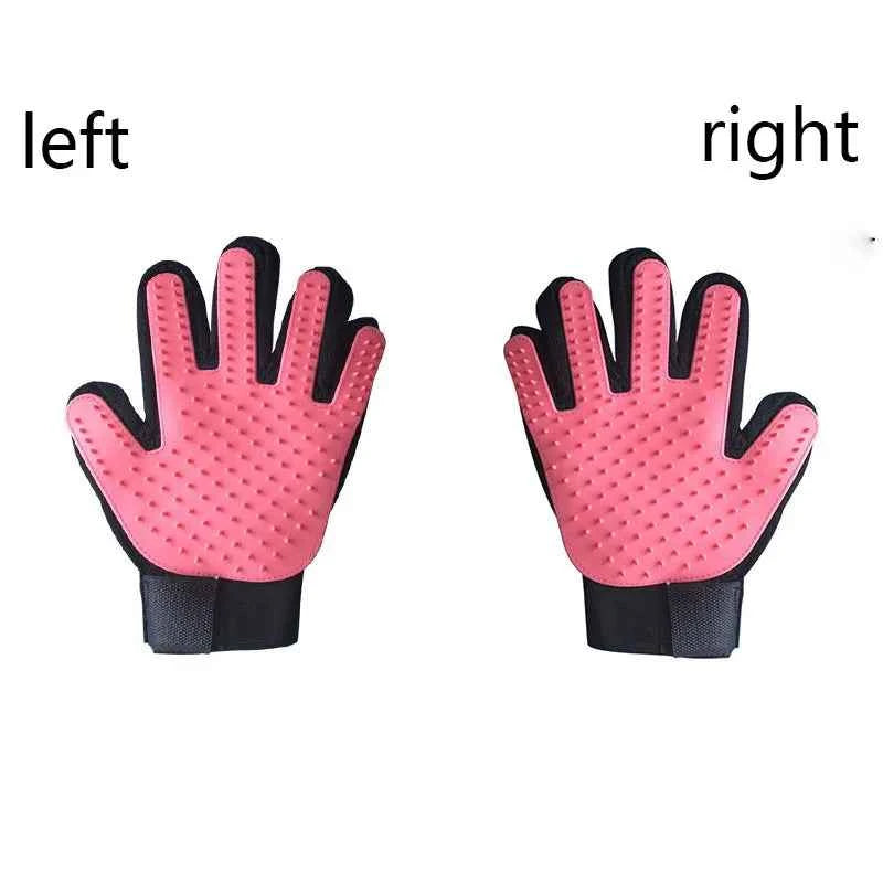 Pet Hair Glove  For Grooming, Cleaning, And Massage