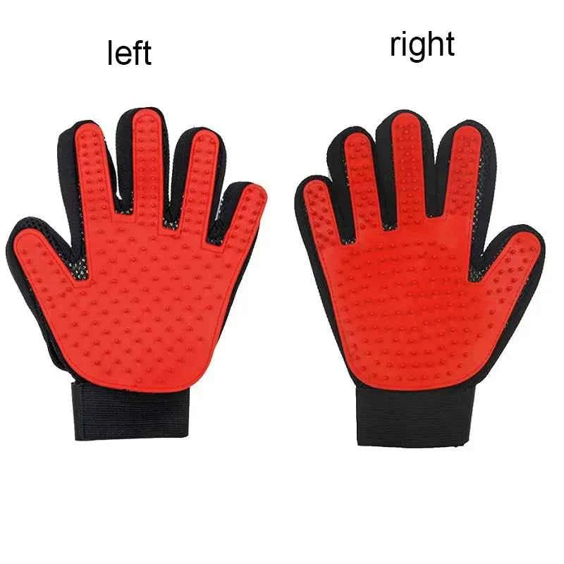 Pet Hair Glove  For Grooming, Cleaning, And Massage