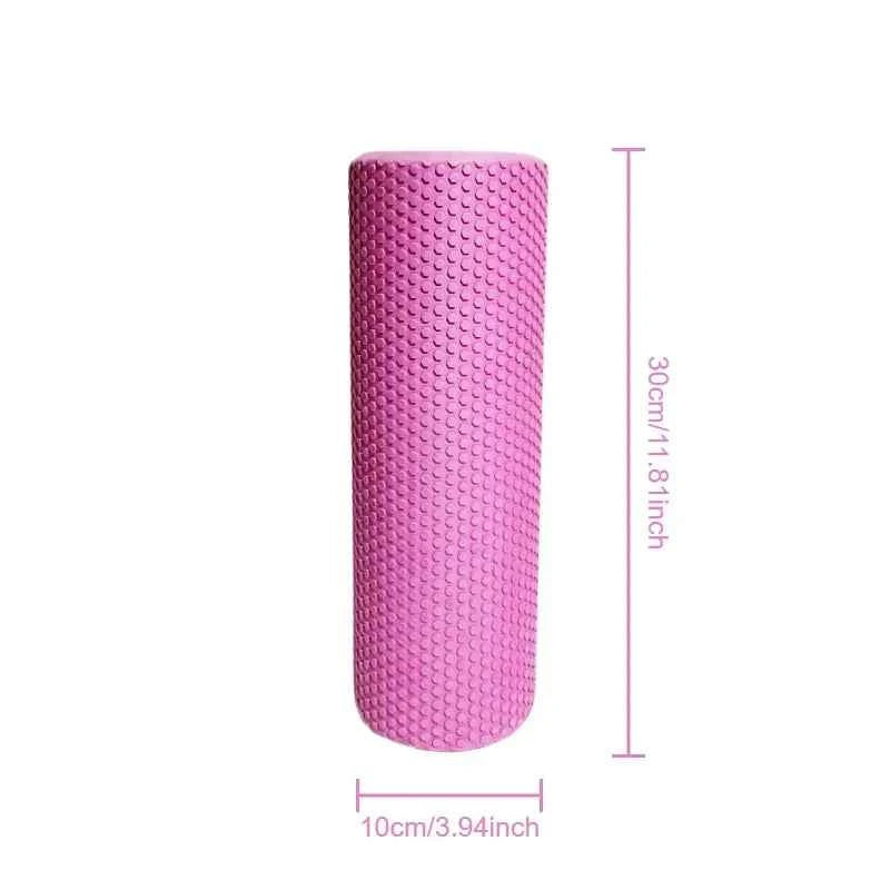 Hexagonal EVA Foam Yoga Roller, 9.5cm × 29.7cm Massage Foam Roller for Pilates Home Fitness Workout