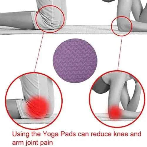 1Pair 175*15MM Portable Non-slip Small Round Pad for Knees, Elbows, and Hands. Yoga Mats,  Protective Cushion Pad