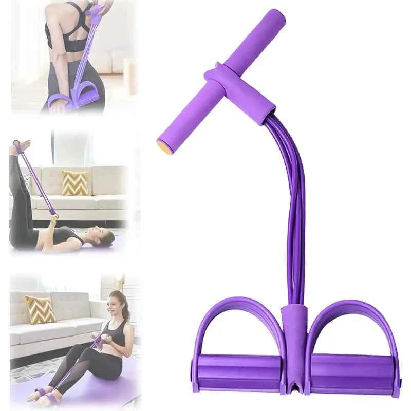 Multi-Scenario Resistance Trainer, 38cm/14.96in, Lightweight & Compact, for Slimming Abdomen,Lifting Chest & Hip, Indoor/Outdoor