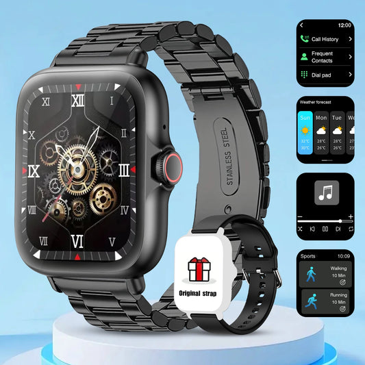 Multifunctional Sports Smartwatch, Unisex, Featuring A 1.83-inch Full-touch Display, Call Answering, Sleep Tracking, Step Counting, and Message Notifications. Compatible with IPhone & Android Phones