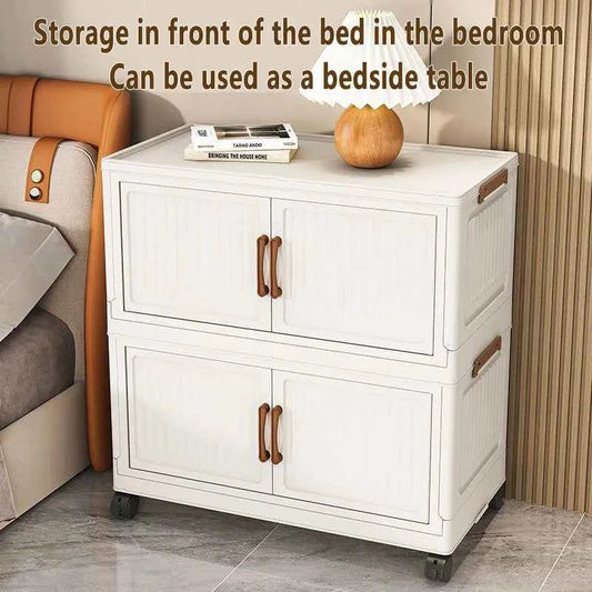 Thickened Home Storage Cabinet .No-Install.  Plastic Cabinet.  Multi-Purpose Organizer
