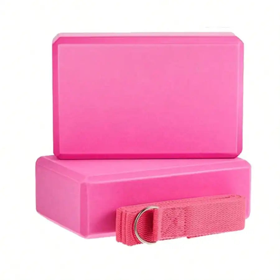 2‑Pack High‑Density Foam Yoga Bricks, Lightweight Support Blocks for Gym, Dance, Fitness, Pilates