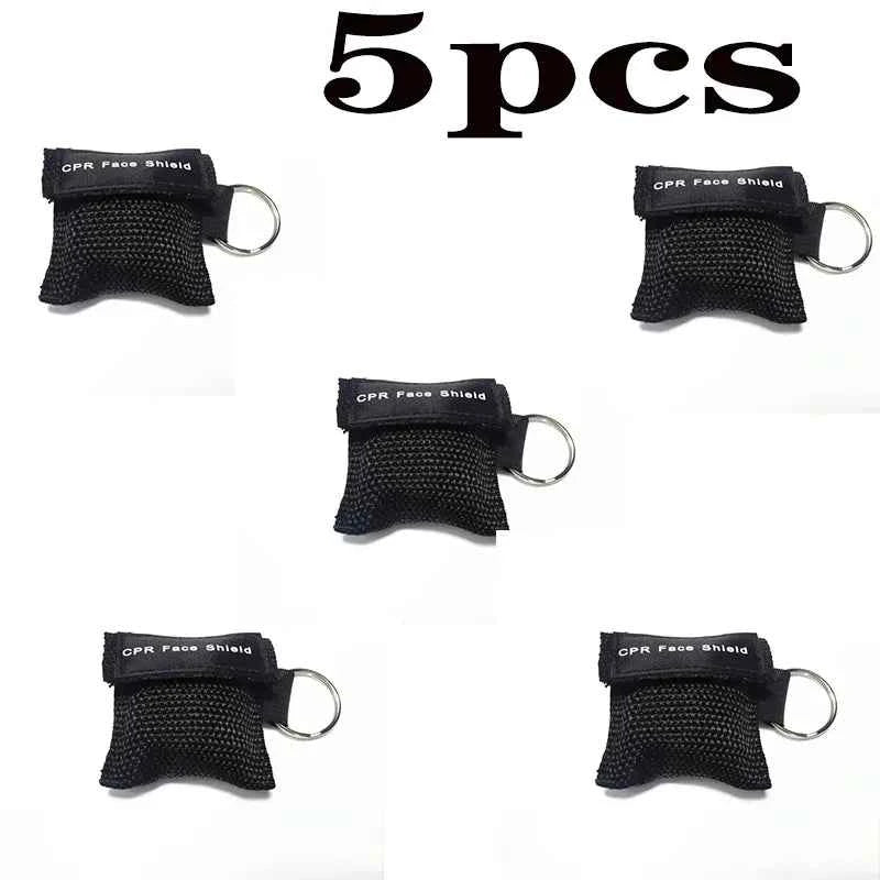 1~10pc Outdoor Rescue Health Care Tools.  Jetting Resuscitator Mask Key chain. First Aid Emergency Face Shield CPR Mask Professional