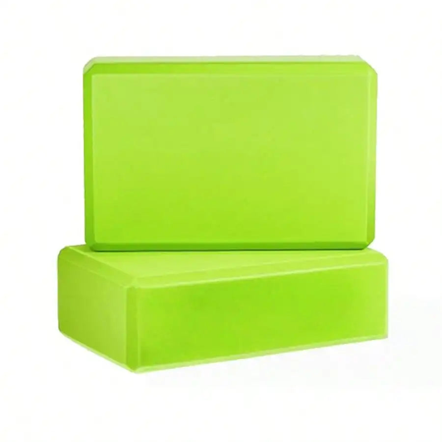 2‑Pack High‑Density Foam Yoga Bricks, Lightweight Support Blocks for Gym, Dance, Fitness, Pilates