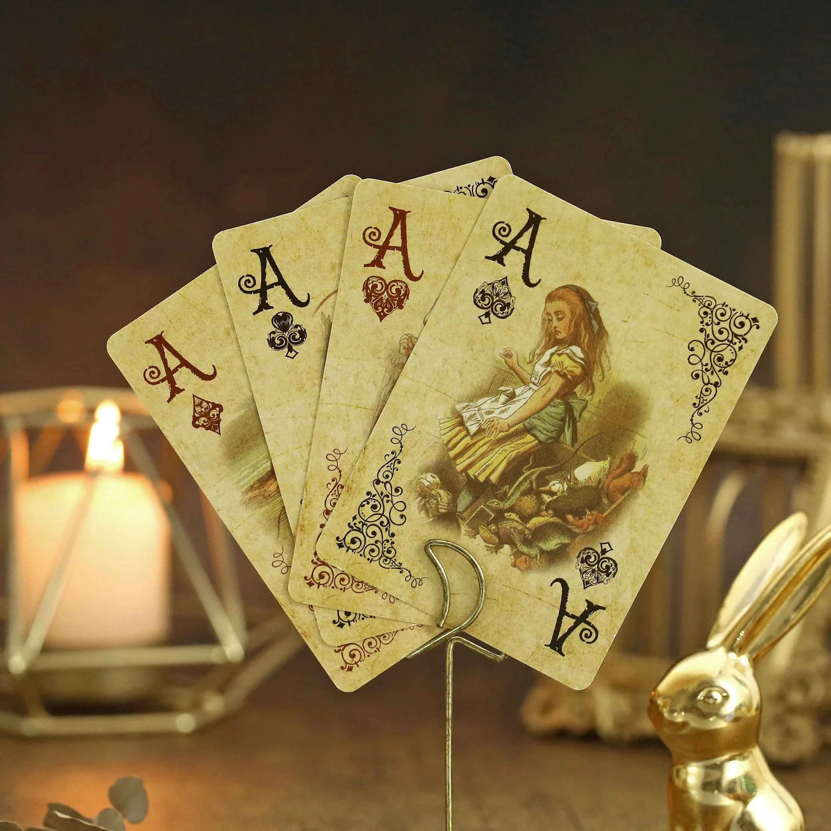 1Set Vintage Style Playing Cards of Alice in Wonderland.