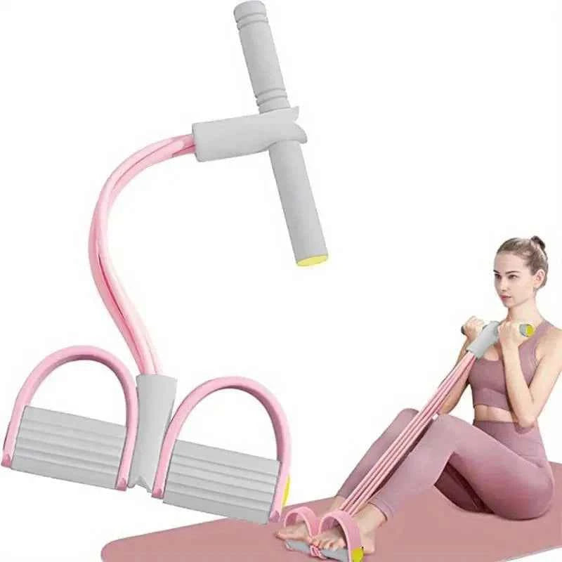 Foot Pedal Resistance Band for Home Yoga & Fitness Full Body Slimming of Waist, Leg, and Arm Training Tool