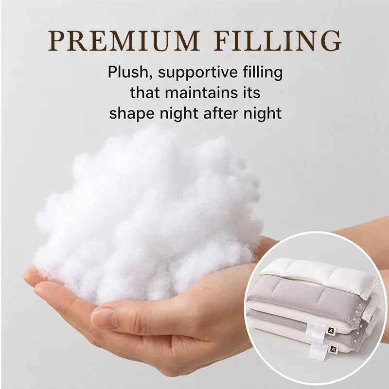 2pcs Pillows 3-in-1 Detachable Pillows, Multifunctional Portable and Comfortable Pillows for Home Use with Fiber filling