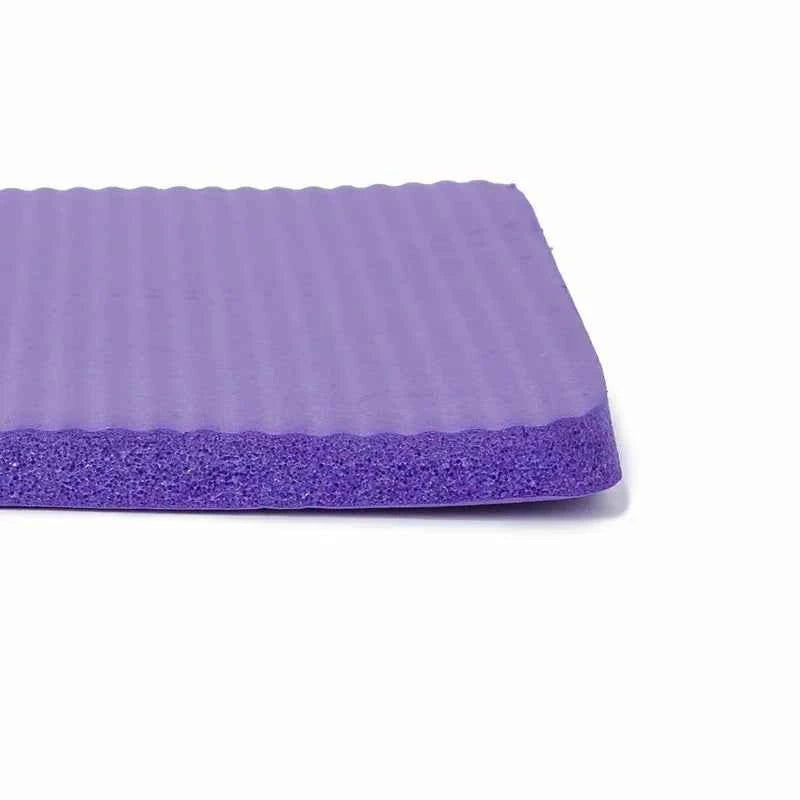 Non Slip Extra Thick 15mm Yoga Mat with Carrying Strap Exercise Pad 24" x 10"
