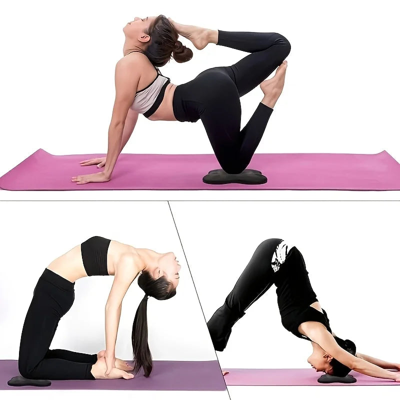 2Pcs TPE Yoga Kneeling Mats. Thickened Anti Slip Yoga Kneeling Protective Pad. For Elbows and Knees.