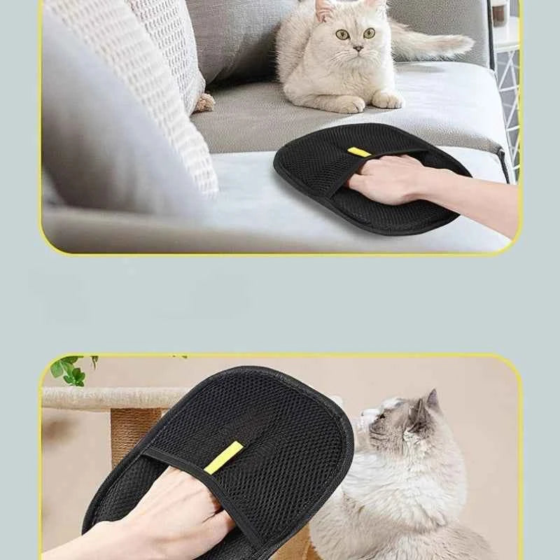 Pet Hair Removal Gloves. Is Washable