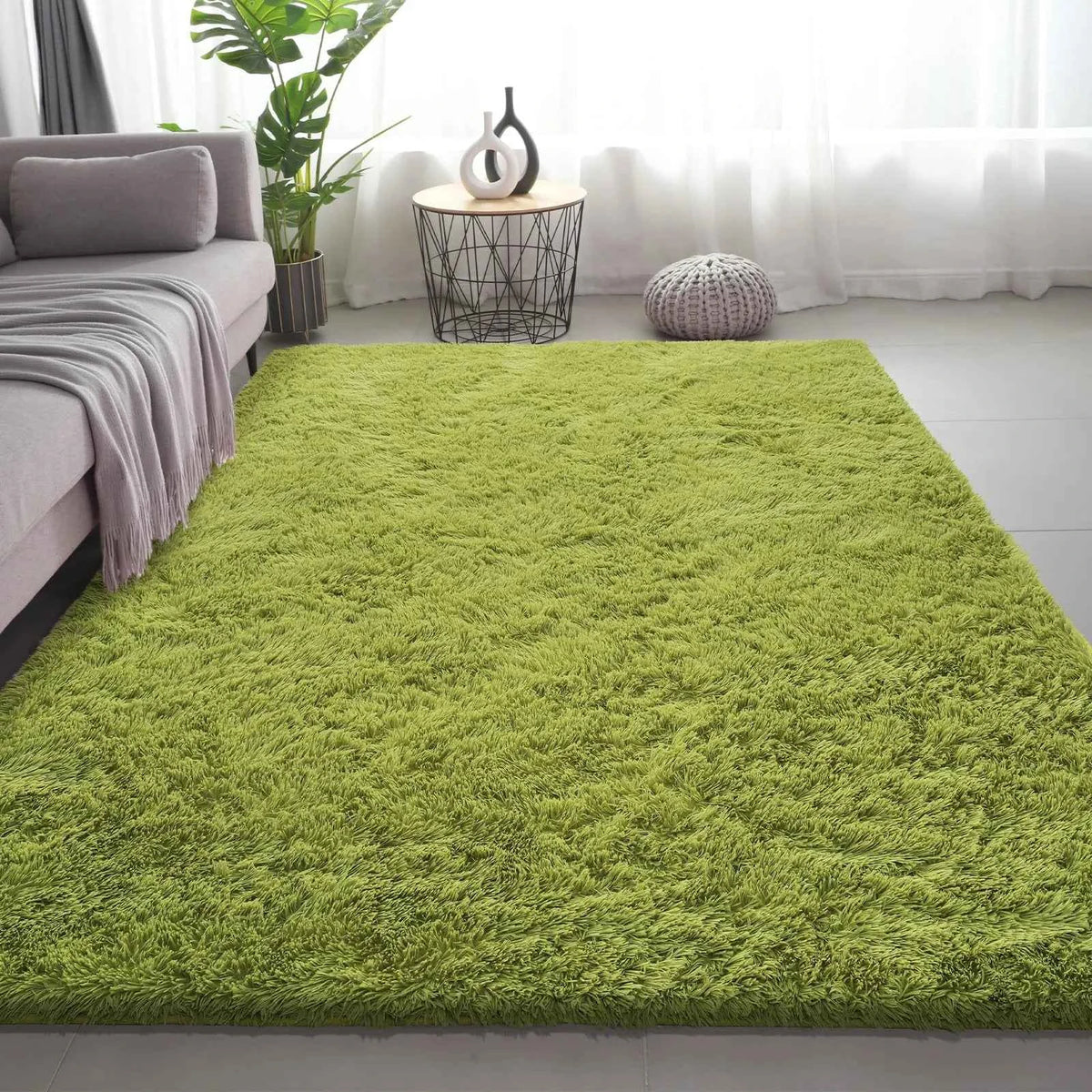 VIKAMA Ultra-Soft Puffy Rug Indoor Floor Mat, for any room of the home