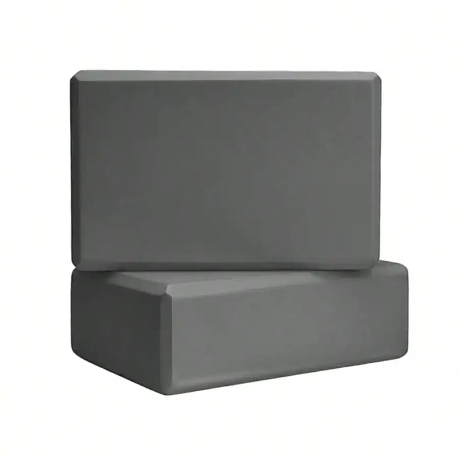 2‑Pack High‑Density Foam Yoga Bricks, Lightweight Support Blocks for Gym, Dance, Fitness, Pilates