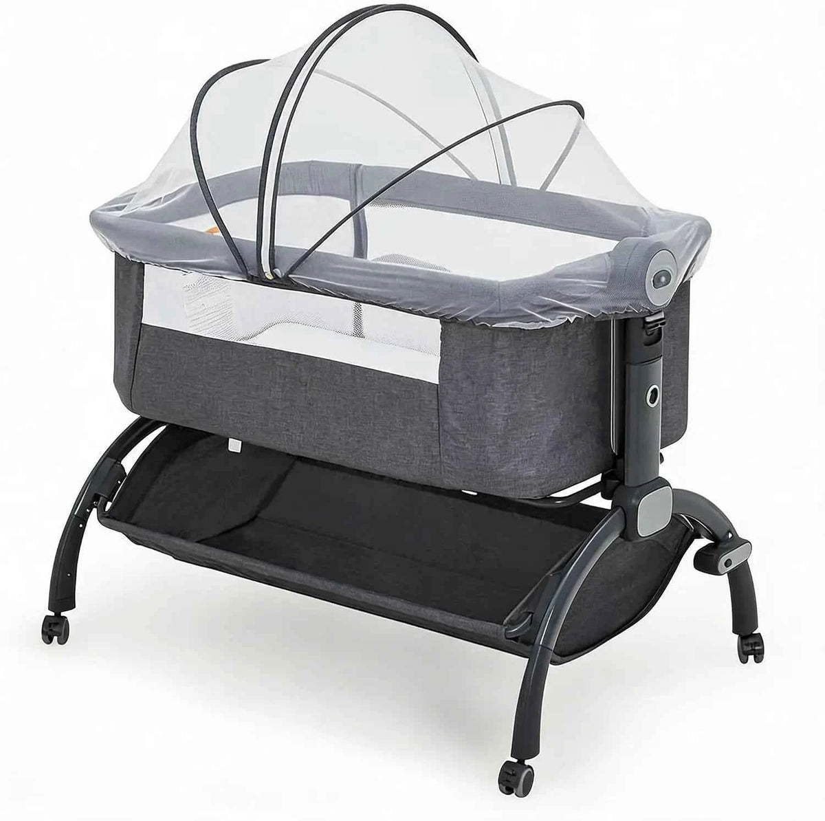 Garvee 2-in-1 Baby Cribs Multifunctional Bedside Swing Cradle. Sleeper Baby Changing Table for Sleepers. Multi-functional Furniture for Kids