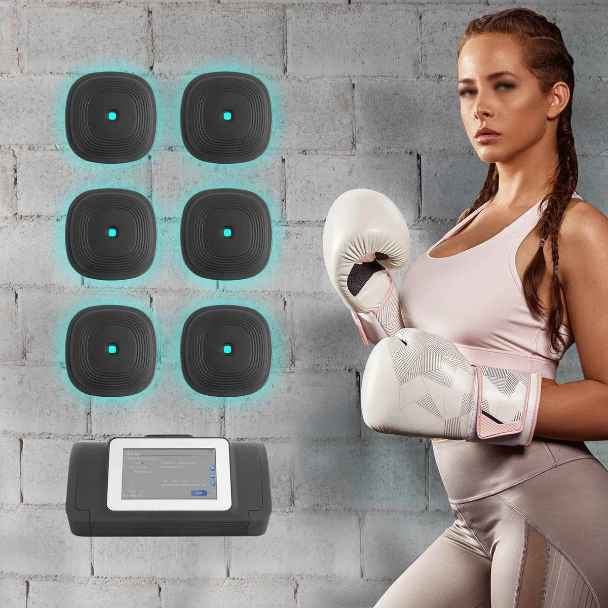 6/8 Music Boxing Machine Split Target Fitness Equipment. Bluetooth Wall Target. Sandbag Agility Reaction. Training for Home