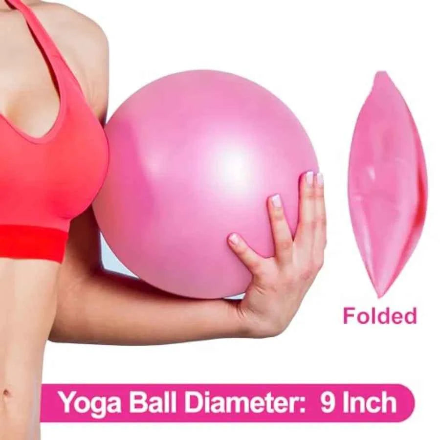 Mini Exercise Barre Ball for Yoga, Pilates, Stability Exercise Home Workout, Core Training and Physical Therapy Small Bender Ball