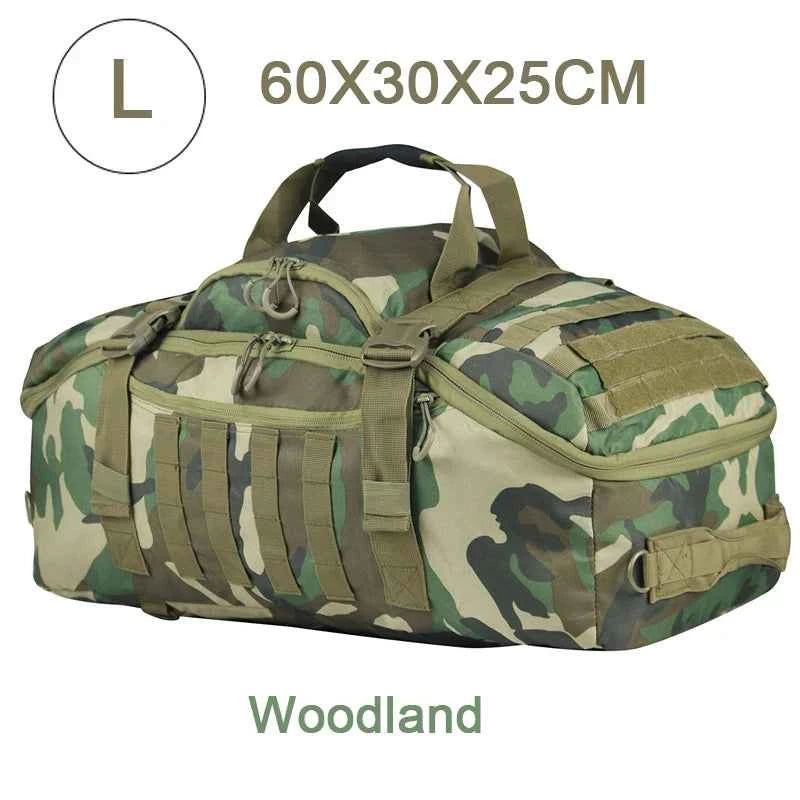 LQARMY 30L 45L 80L Outdoor Mountaineering Bag, Molle Tactical Backpack, Large Duffel Bag, Hiking, Camping, and Travel Bags