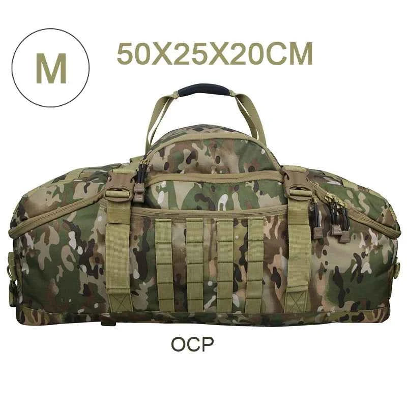 LQARMY 30L 45L 80L Outdoor Mountaineering Bag, Molle Tactical Backpack, Large Duffel Bag, Hiking, Camping, and Travel Bags