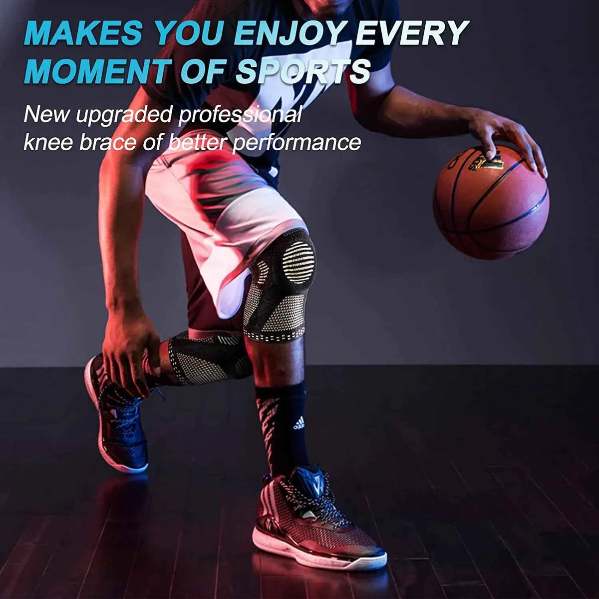 NEENCA Copper Knee Brace Knee Support with Patella. Gel Pad &Side Stabilizers for Knee Pain. Sport, Arthritis, ACL  and Joint Pain Relief