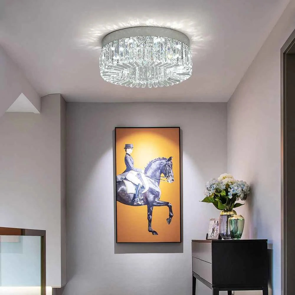 Gold Luxury Crystal Ceiling Lamp.  Modern Chandeliers Decoration. Led Ceiling Lights. Lighting Fixture Diameter 40-50cm