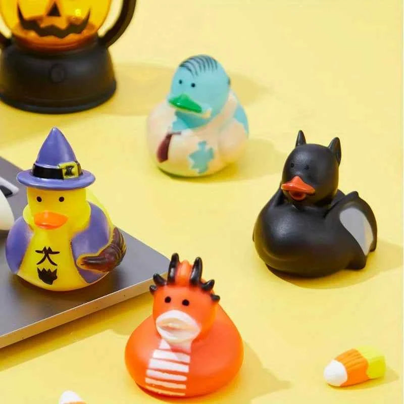 18Pack Halloween Rubber Ducks. Halloween Party Favors. Goodie Bag Fillers. Classroom Prizes & Decorations,