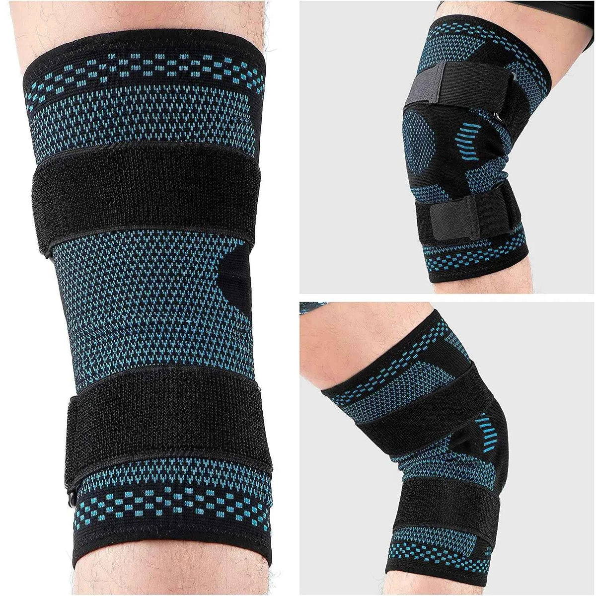 Sports Knee Pads for Knee Pain. Meniscus Tear Injury. Recovery with Side Stabilizers. Patella Gel Knee Support. Compression Sleeve