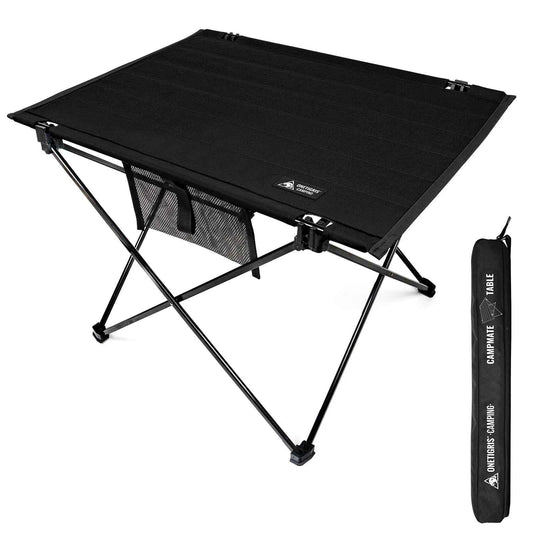 ONETIGRIS Foldable  Lightweight Portable Table, Sturdy & Quick Setup, Holds Up to 66 lbs, Perfect for Camping, Hiking, Backpacking, Picnic, Beach, Travel