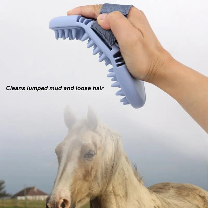 Horse Grooming or Bathing Scrubbing Brush For Horse.
