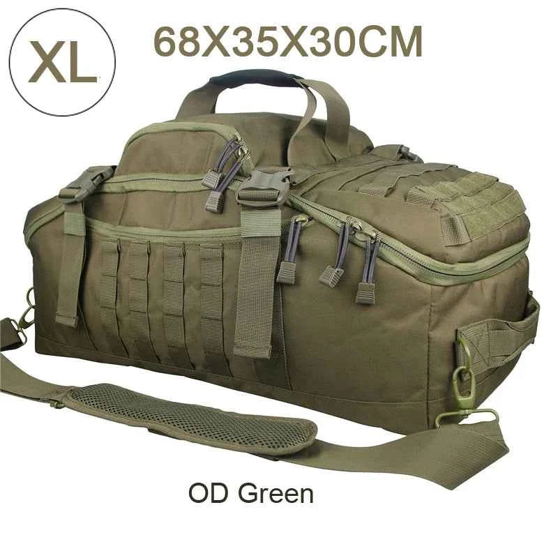 LQARMY 30L 45L 80L Outdoor Mountaineering Bag, Molle Tactical Backpack, Large Duffel Bag, Hiking, Camping, and Travel Bags