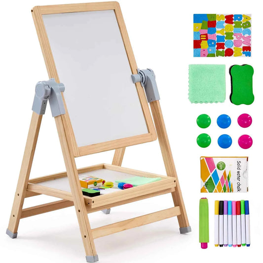 Standing Magnetic Drawing Board WordPad & Art Easel with Painting Accessories. Children Educational Toys for Kids.