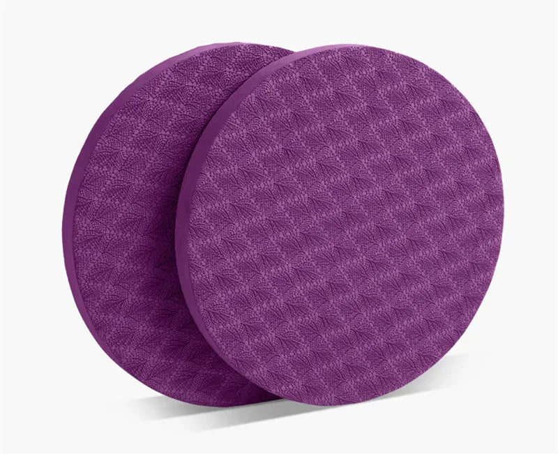 1Pair 175*15MM Portable Non-slip Small Round Pad for Knees, Elbows, and Hands. Yoga Mats,  Protective Cushion Pad
