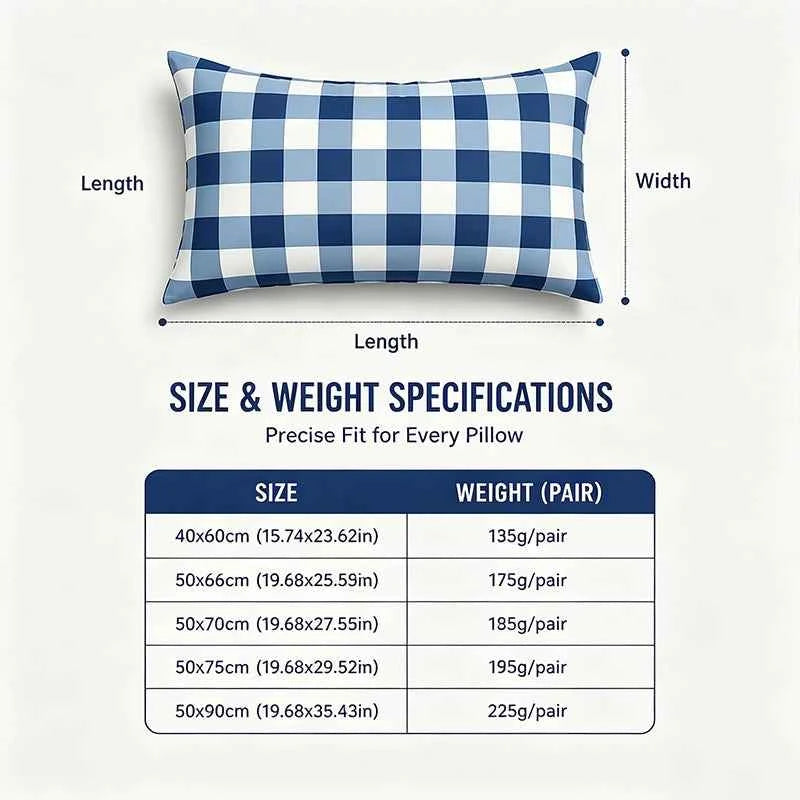 12 pair/24 pieces printed pillowcases set