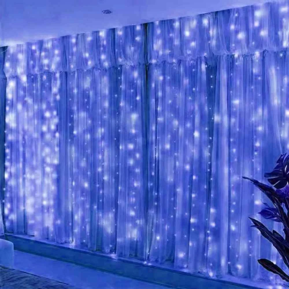 3/6m LED Curtain String Lights. USB Festoon Remote Contro.l Garland Fairy Lights. Wedding, Christmas Decoration for Home, Bedroom