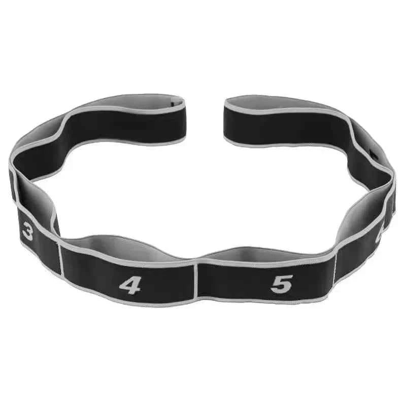 8/10 Sections of Resistance Band.  for Yoga, Stretching, Pilates, Fitness.  Elastic Stretch Training Tension Belt