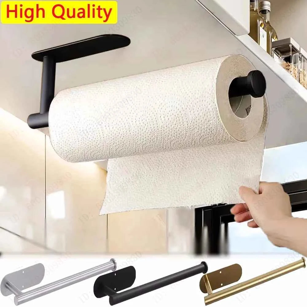 Paper Towel Holders With Adhesive Roll For Small Spaces.