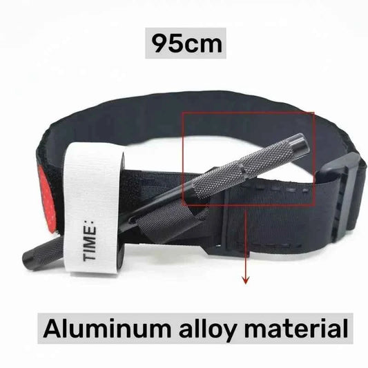 Tactical First Aid Rotary Pressure Aluminum Rod Tourniquet .Hiking, Military, Outdoor, Camping, Survival Gear Molle Rescue Tools