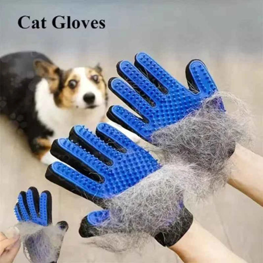 Pet Hair Glove  For Grooming, Cleaning, And Massage