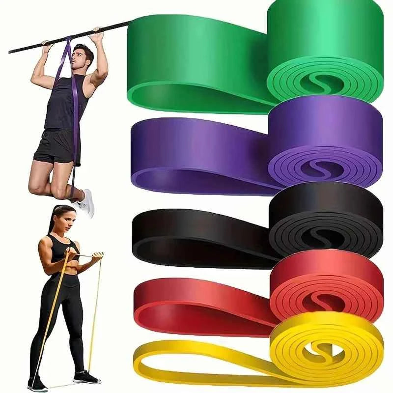 Heavy Duty Resistance Bands. Set 5 Loop for Gym Exercise, Pull up Fitness Workout