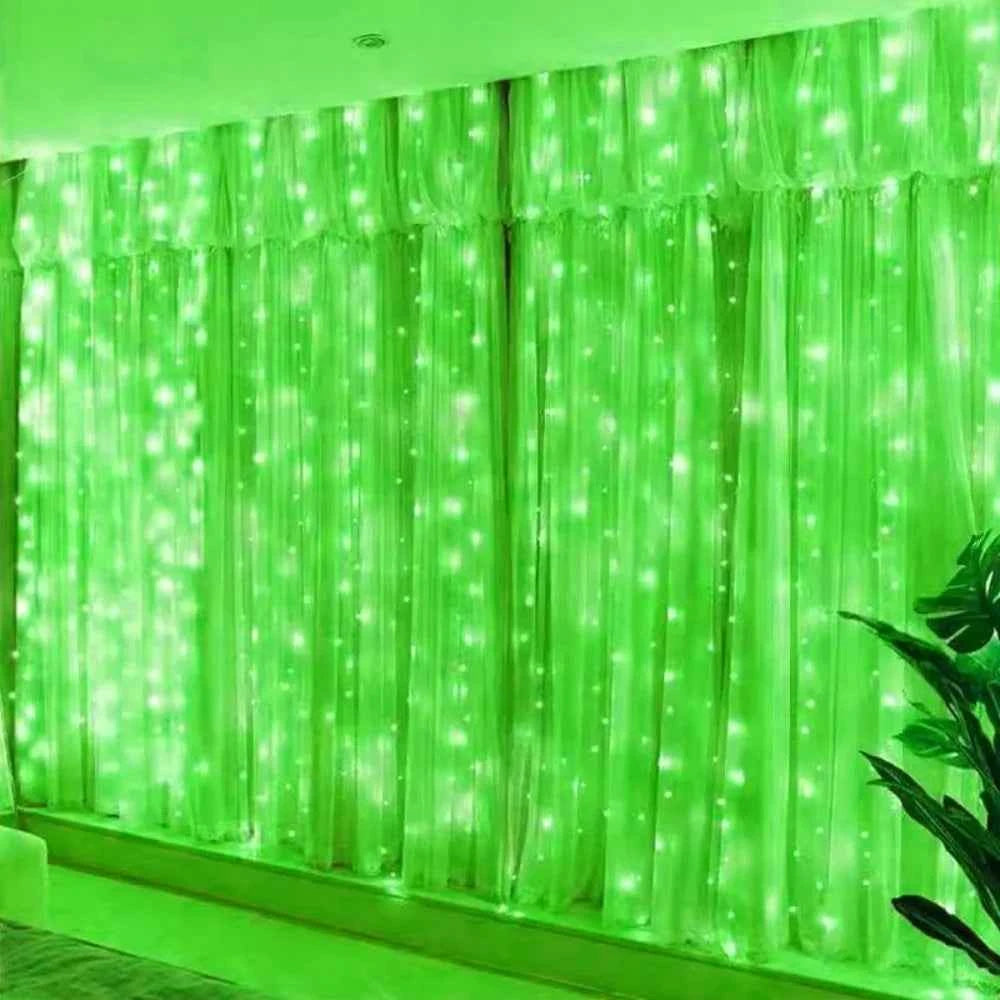 3/6m LED Curtain String Lights. USB Festoon Remote Contro.l Garland Fairy Lights. Wedding, Christmas Decoration for Home, Bedroom