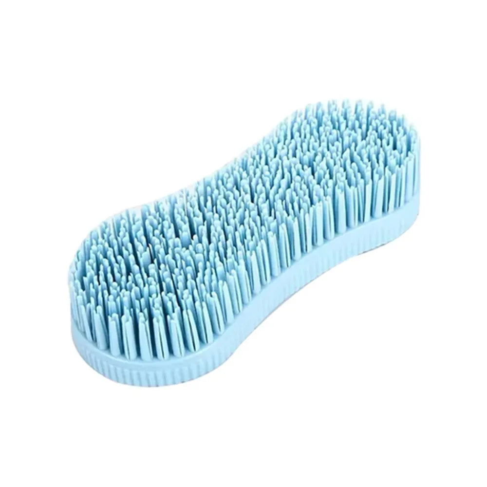 1Pcs Colorful Horse Grooming Brush. Silicone Plastic Horse Accessories .Hard Bristle Equestrian Massage Tool