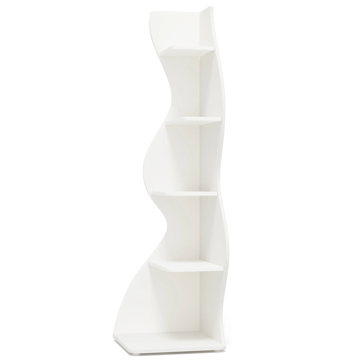 Tribesigns Corner Shelf, Stylish 5-Tier Corner Bookshelf, Storage Rack. Plant Stand - Myaccessoriesstore