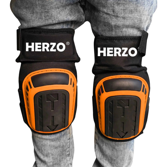 HERZO Knee Pads For Heavy Duty Knee Protection Comfortable Anti-slip, Work, Construction